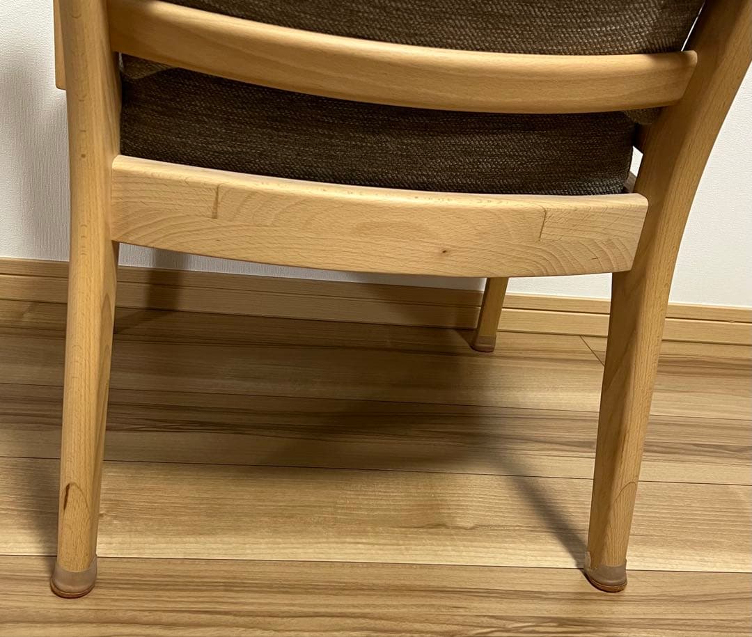 【中古】ニトリ ダイニングチェア NコレクションC-27M肘/DC 1脚1個口③