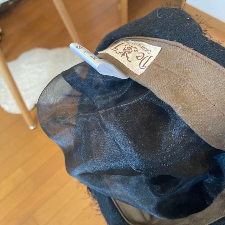 専用　新品試　decoration desireワイヤー入りwoolベレー帽