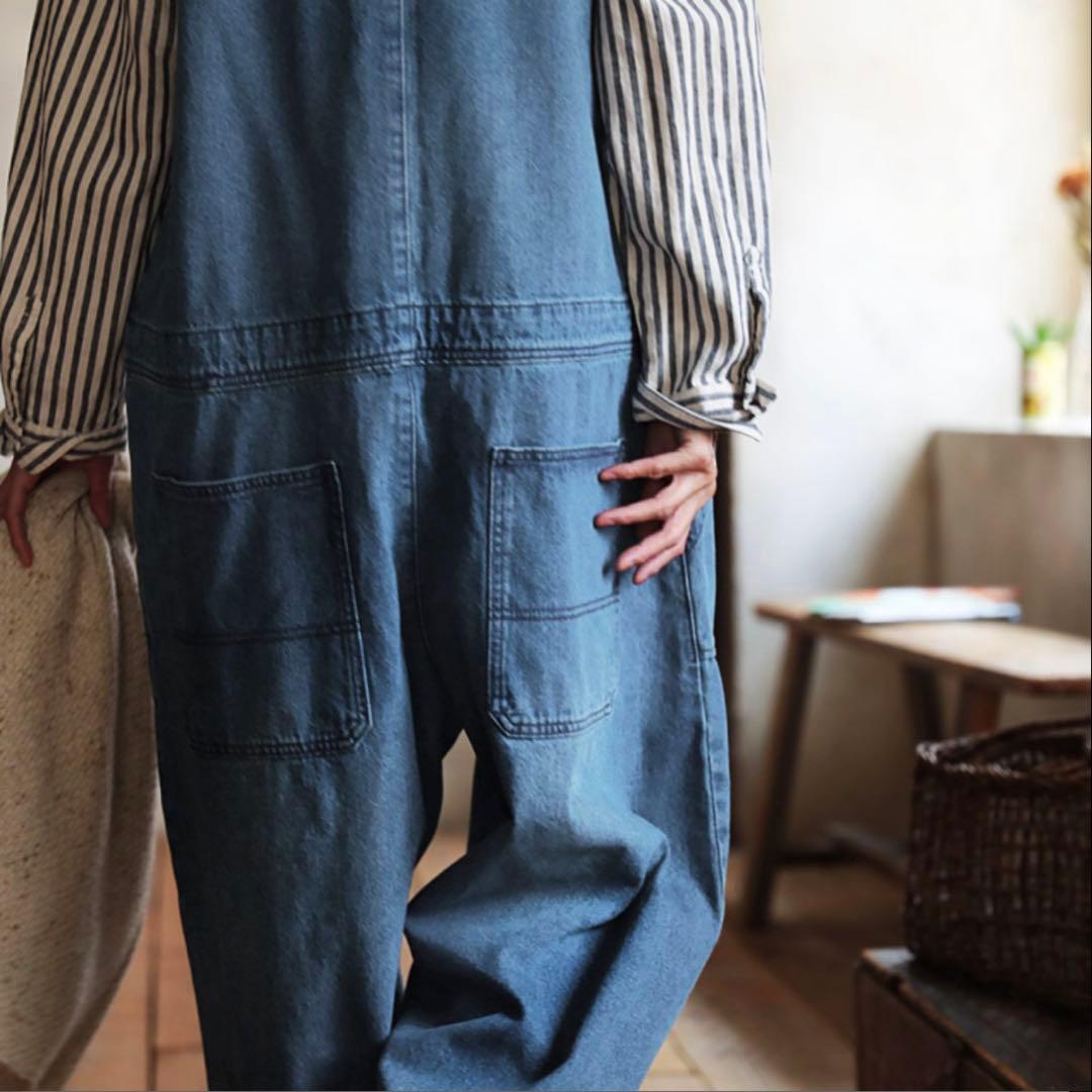 soulberry店長のデニムなサロペット LL