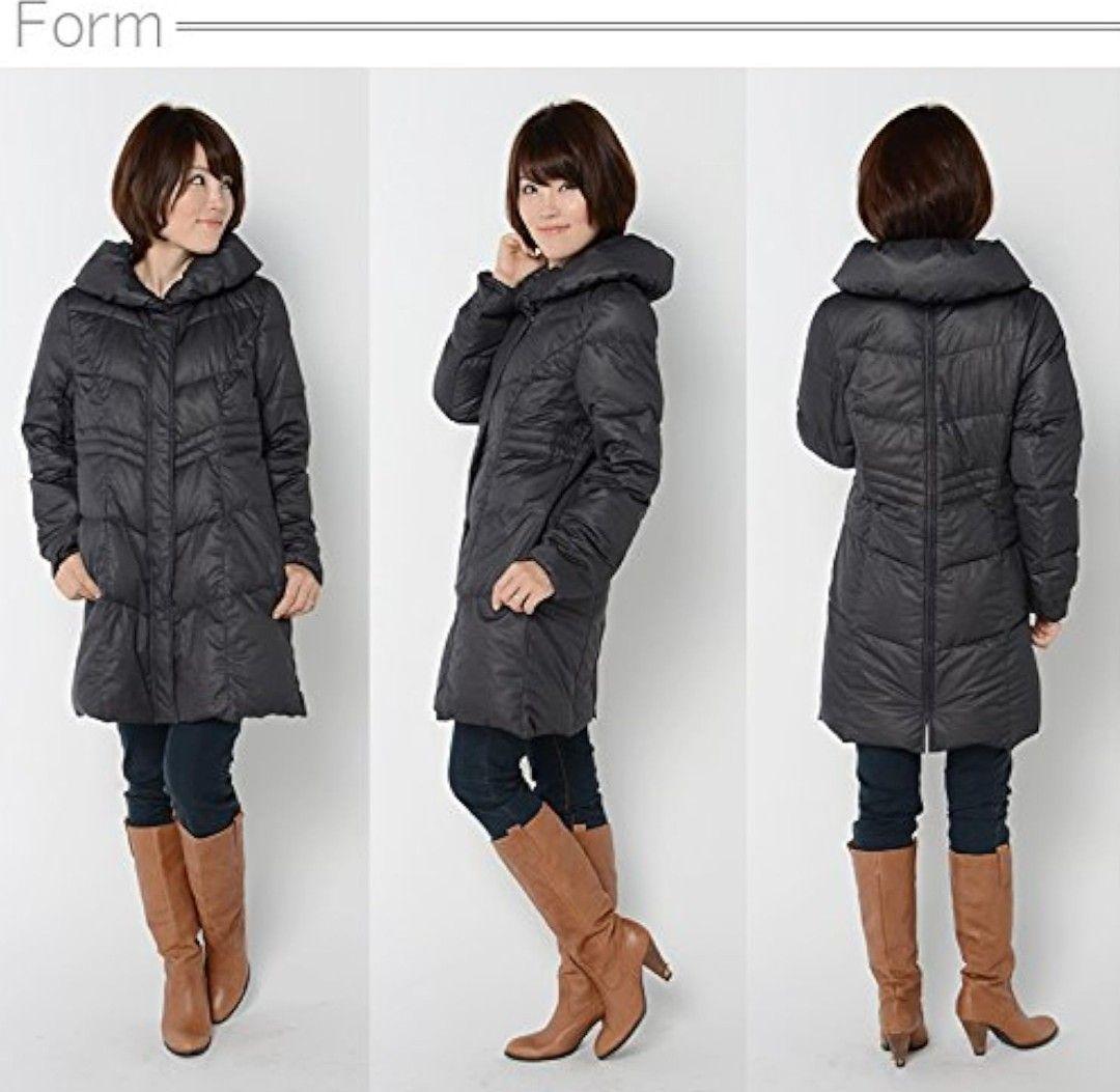 ダウンコート ☆ママコート☆マザーコート☆おんぶ抱っこ3way☆ダークグレー