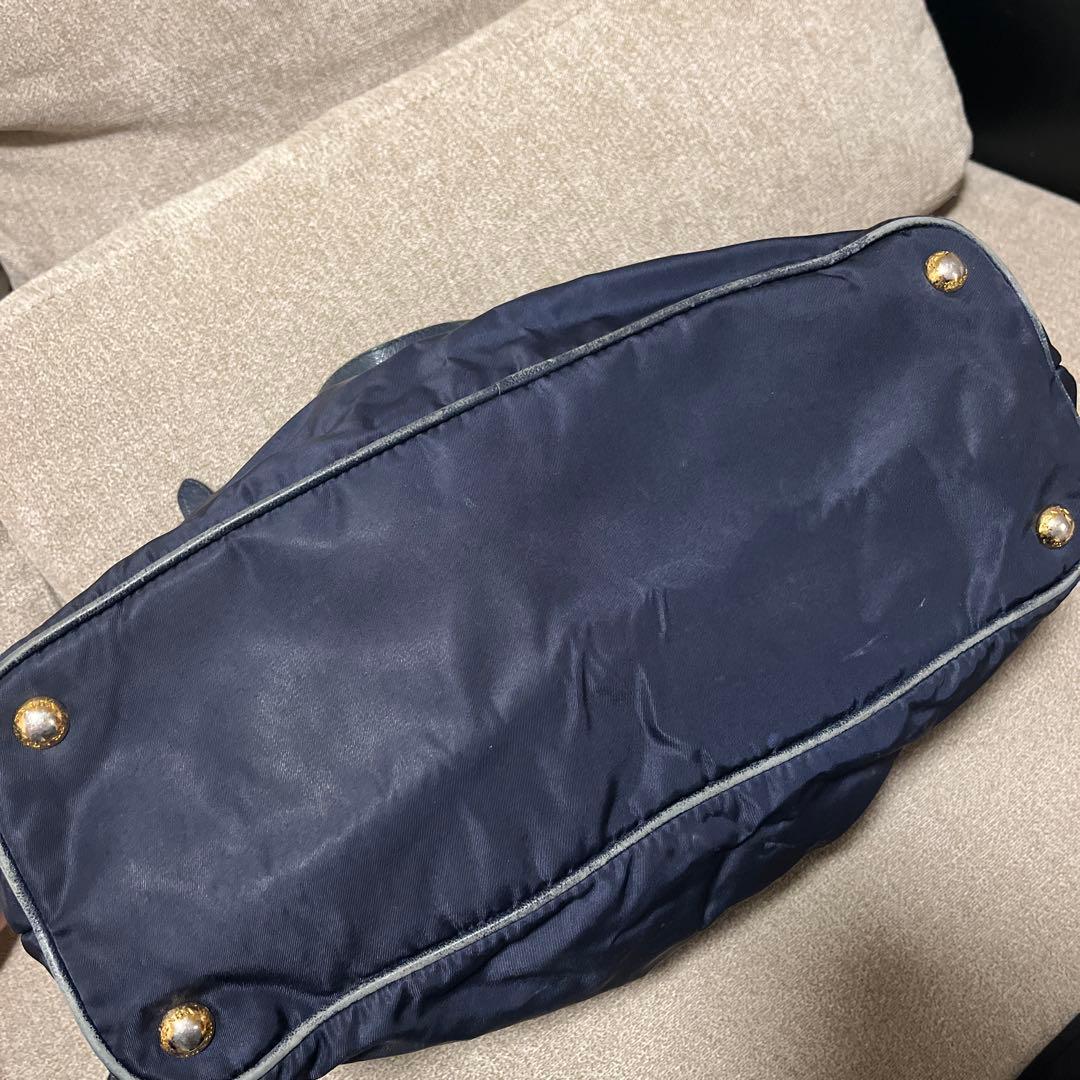 ハ*ム様 PRADA ネイビー トートバッグ　ナイロン
