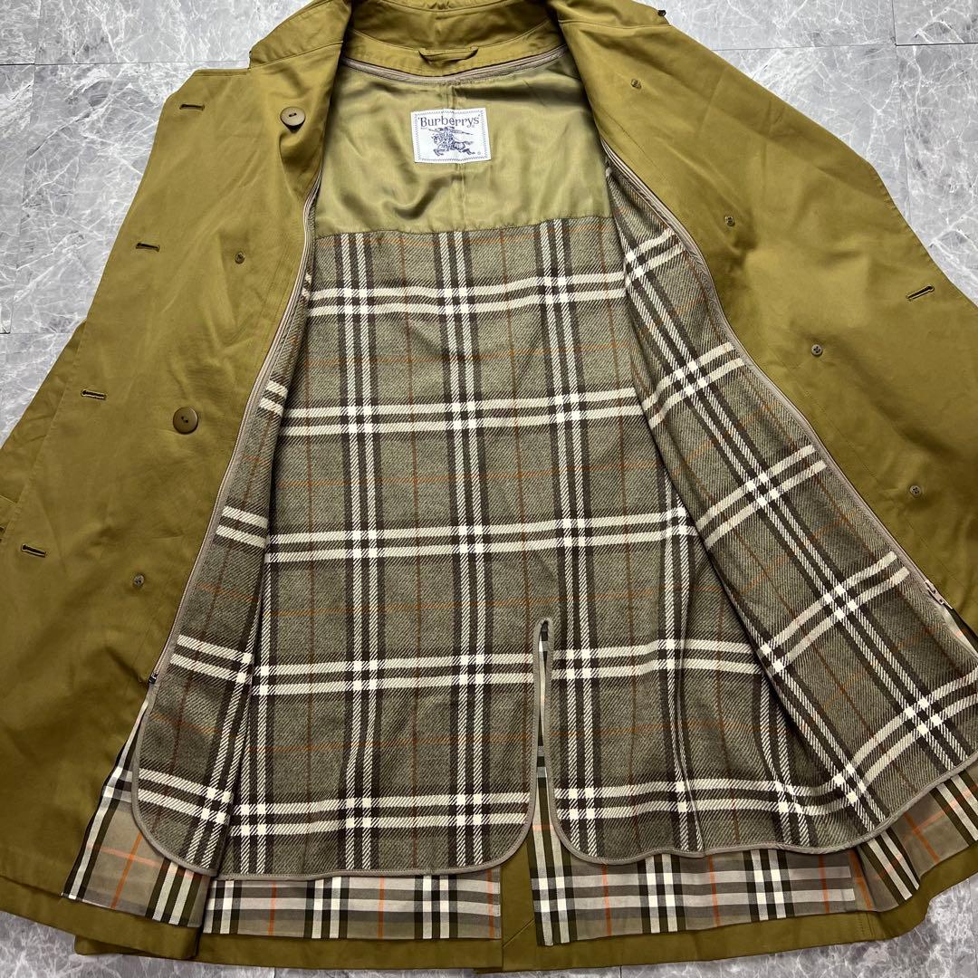 極美品♡バーバリー　トレンチコート　ベルト　ライナー　ノバチェック 希少　XL