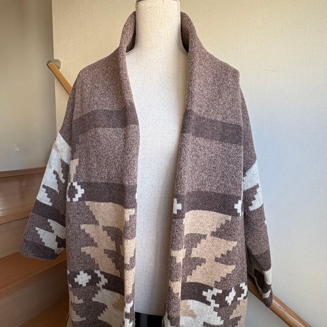 Deuxieme Classe カナディアンセーター　ジャカードニットガウン