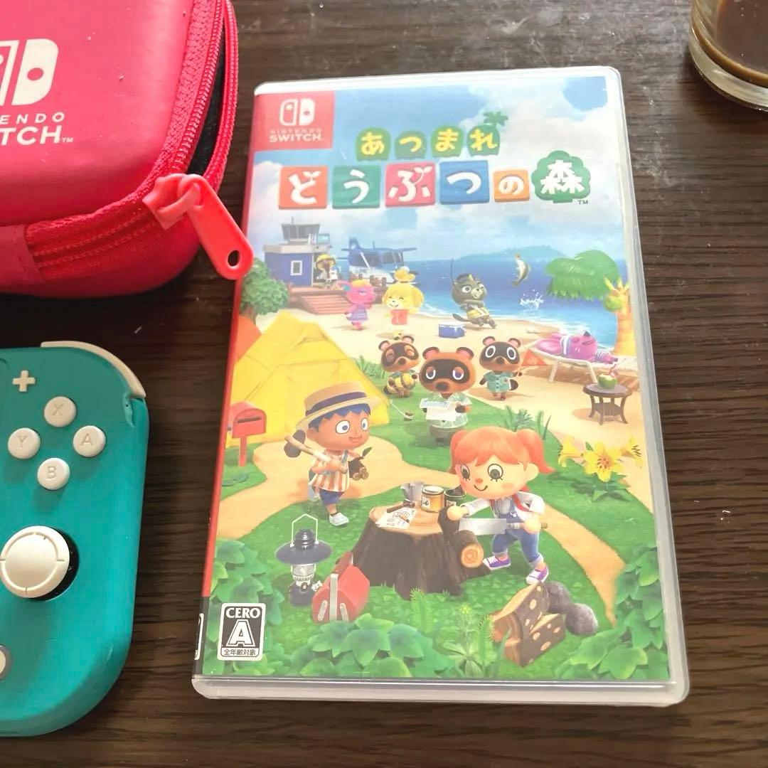 Nintendo Switch Lite + ケース + あつまれどうぶつの森