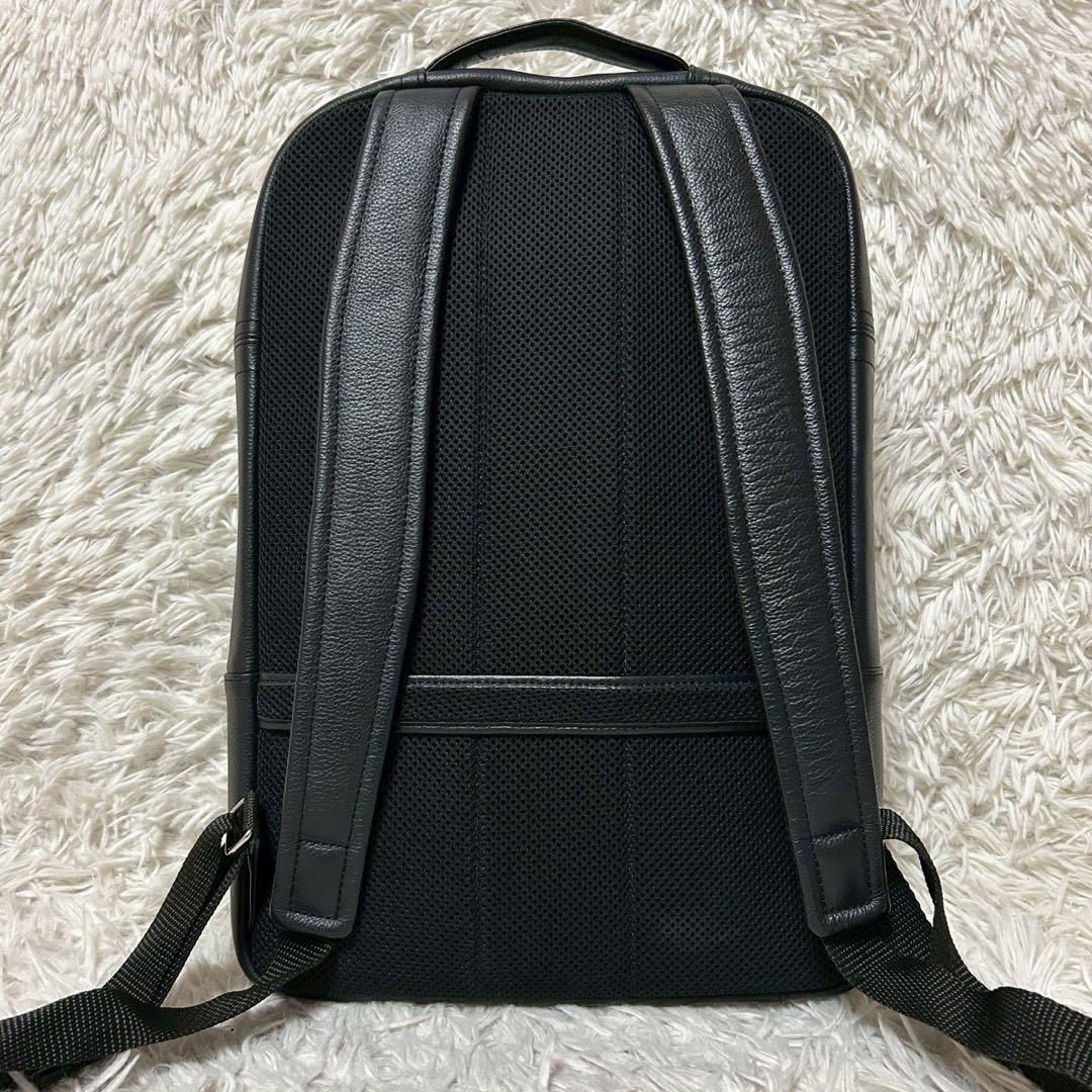 未使用級✨ビジネスレザーファクトリー スリムバックパック ビジネスバッグ