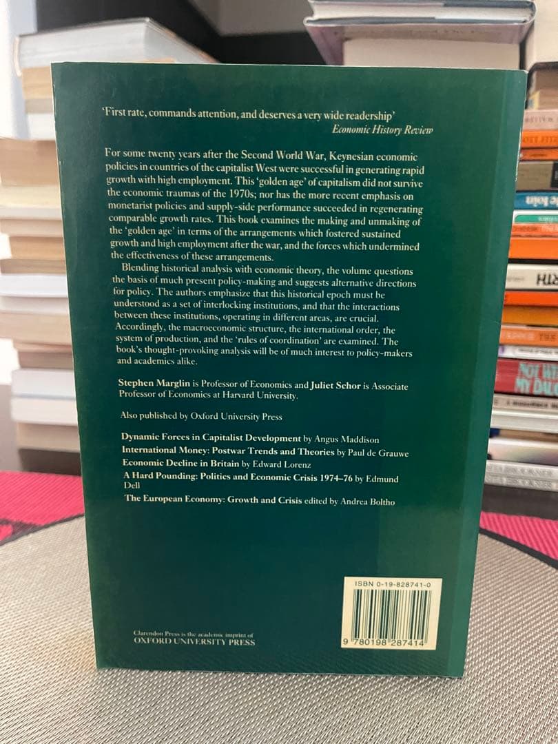 洋書 The Golden Age of Capitalism