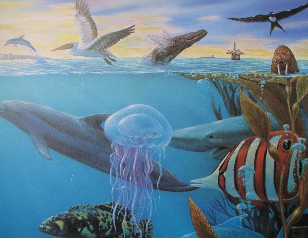 チャールズリンブラッグ「ウォーターエッジ」オフセットリト,究極の水族館