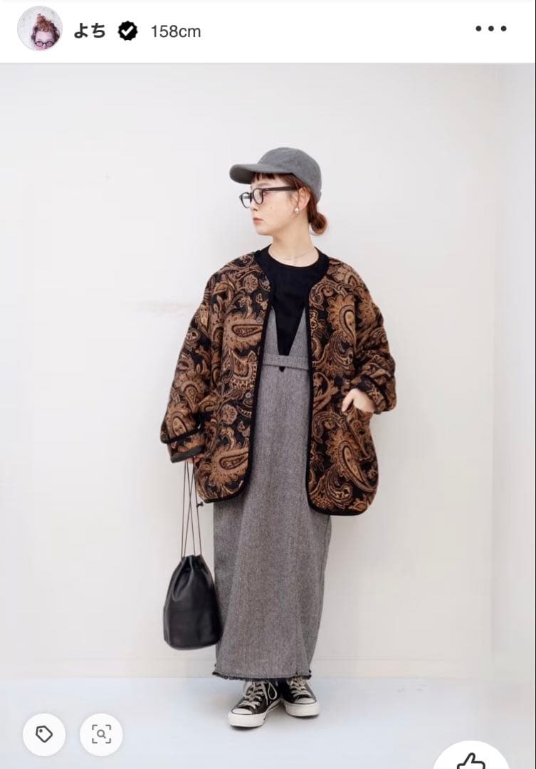 アンティカ antiqua／配色パイピングペイズリー柄ジャケット