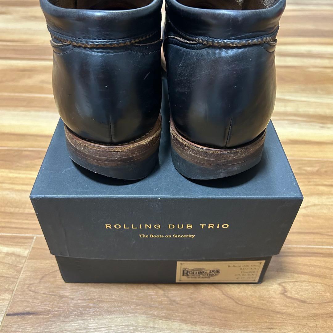 靴 ROLLING DUB TRIO COUPEN OIL BLACK US9