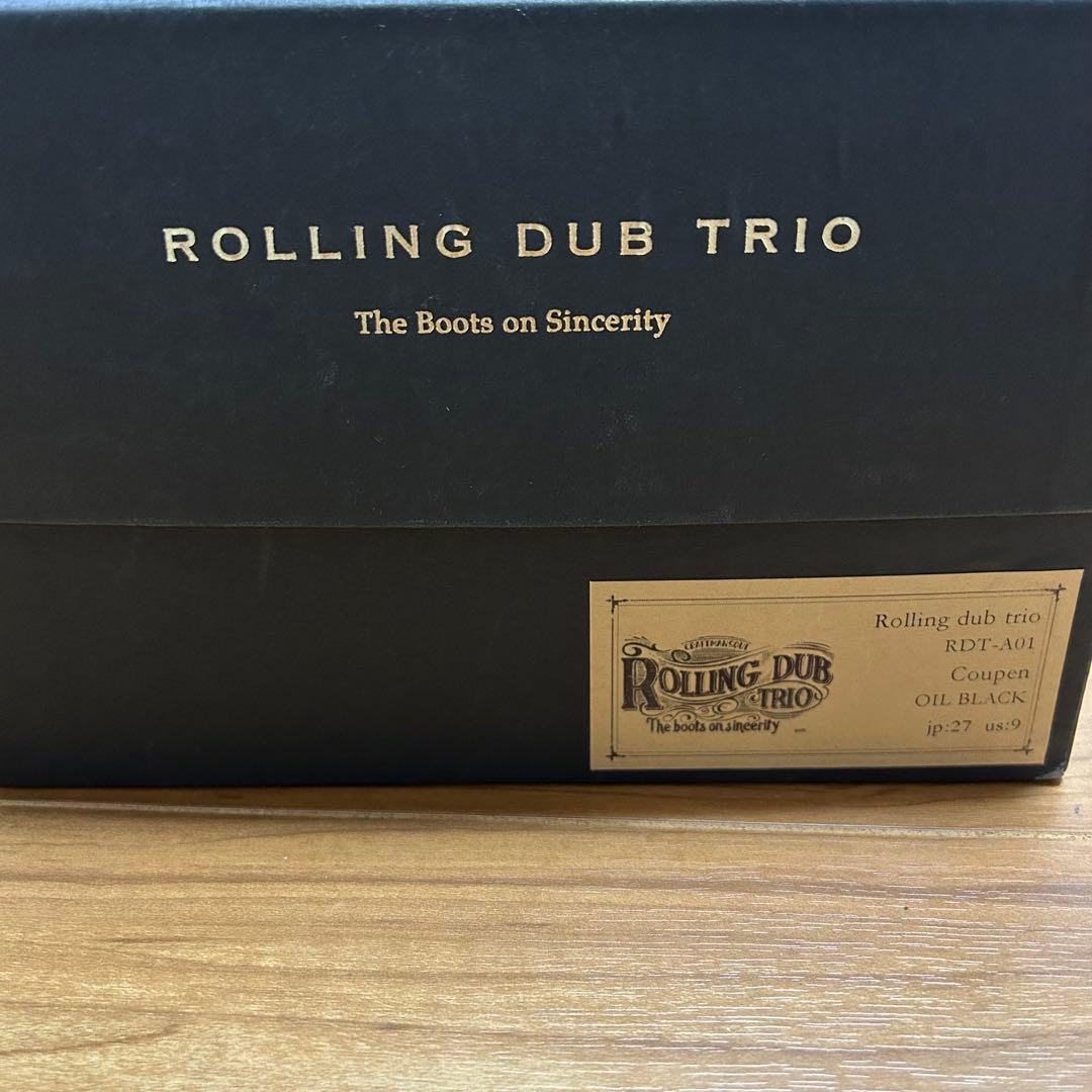 靴 ROLLING DUB TRIO COUPEN OIL BLACK US9