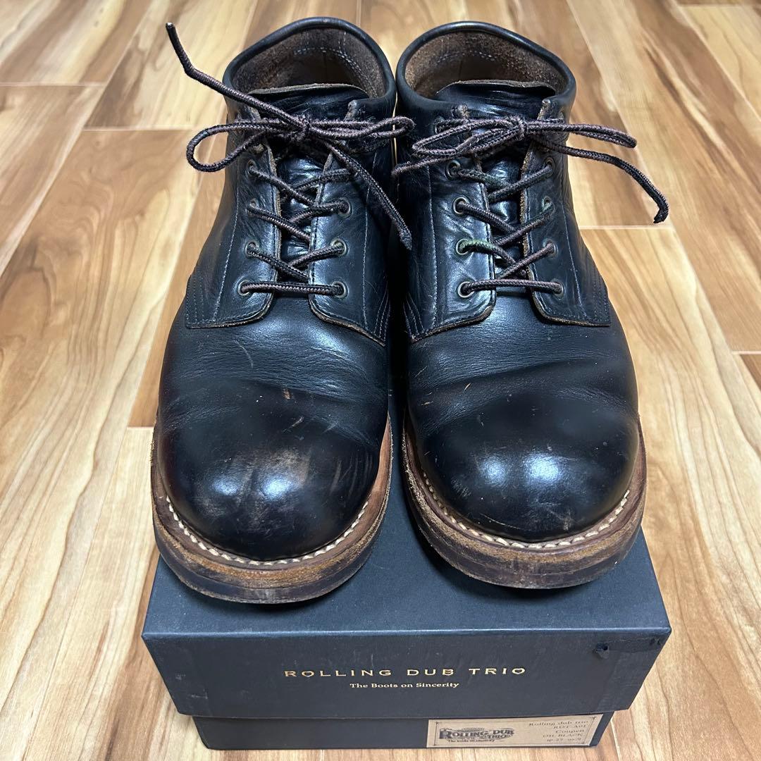 靴 ROLLING DUB TRIO COUPEN OIL BLACK US9