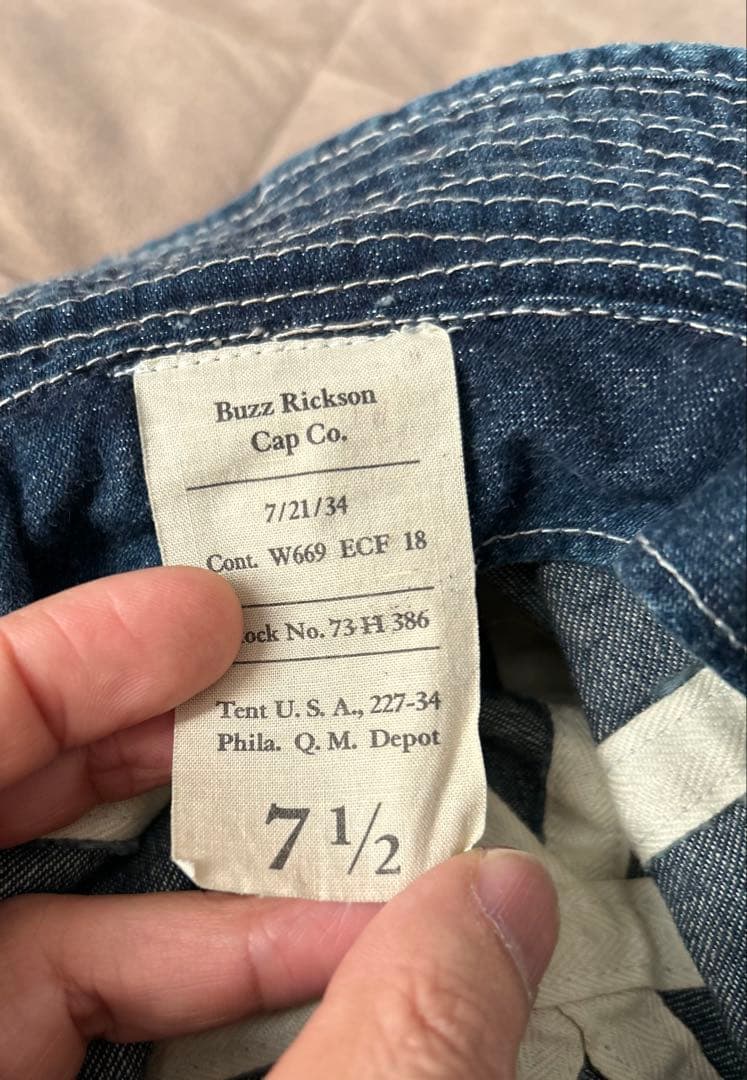 c*n様 ¥17380 希少モデル　バズリクソンズ　デニムハット　フルカスタム