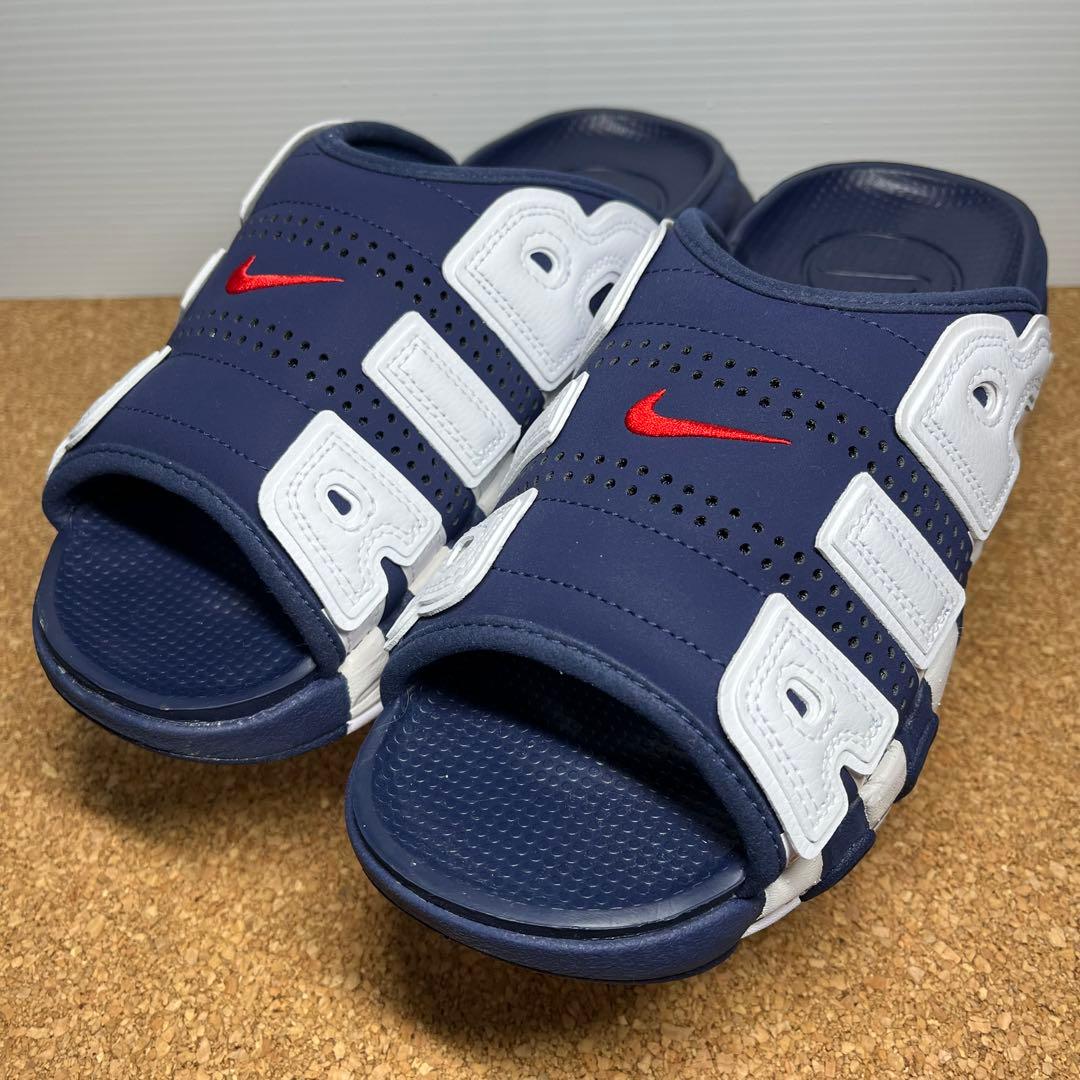 新品未使用】Nike エアモアアップテンポスライドFQ8699ー400/27cm