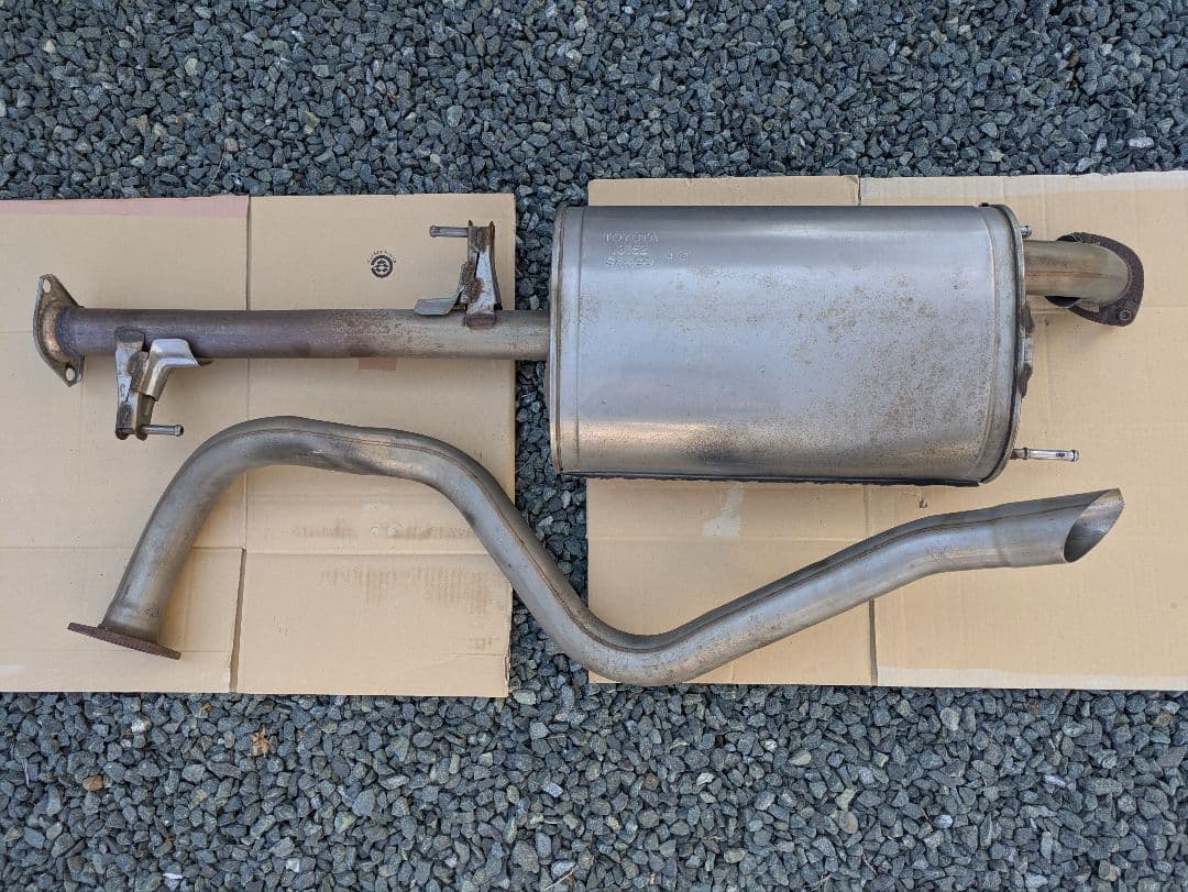 トヨタFJクルーザー　純正マフラー　CBA-GSJ15W