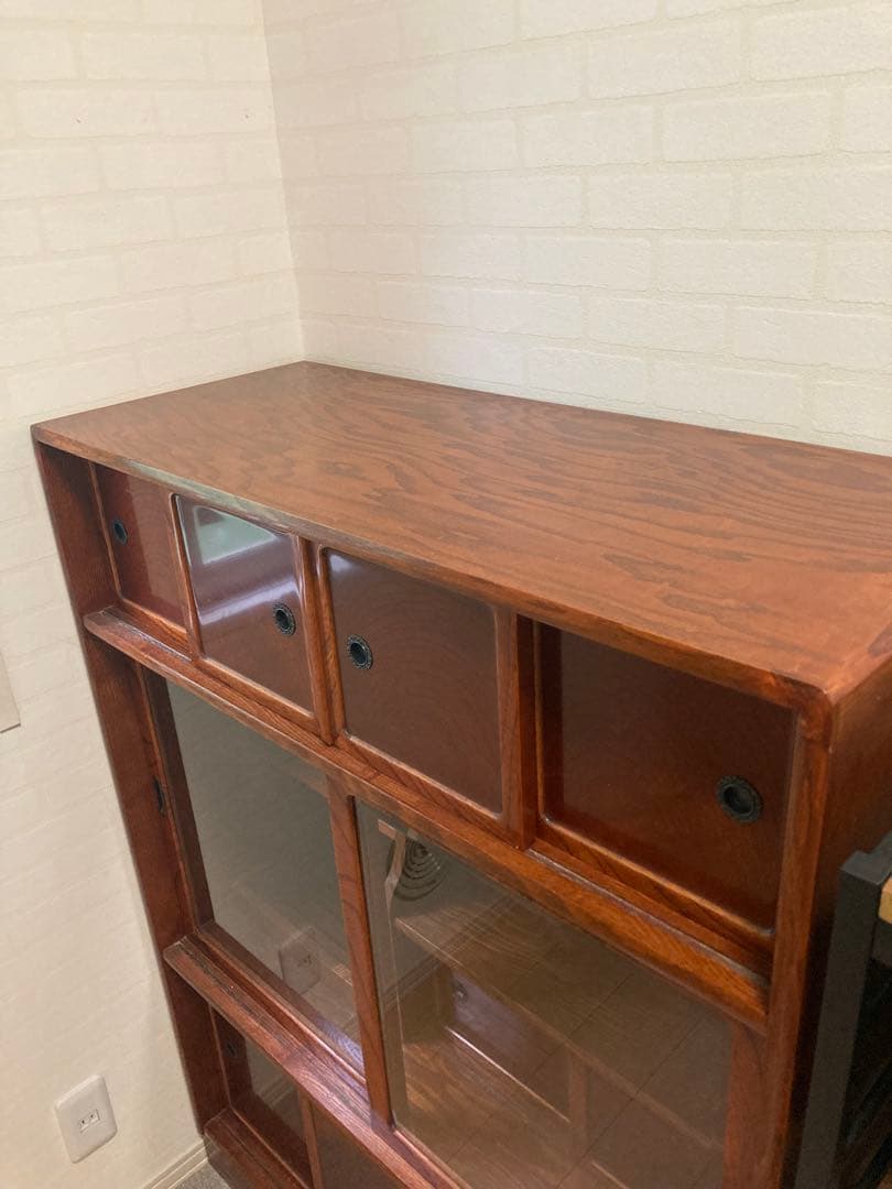 アンティーク家具　昭和レトロ　茶箪笥　和家具　古家具　箪笥　ヴィンテージ