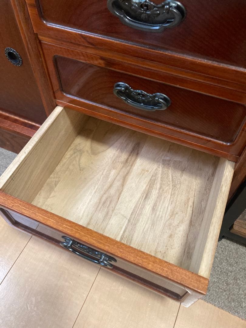 アンティーク家具　昭和レトロ　茶箪笥　和家具　古家具　箪笥　ヴィンテージ