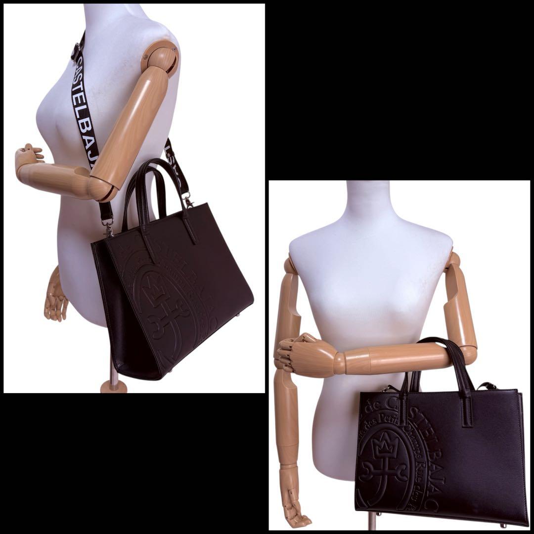 【良品】CASTELBAJAC カステルバジャック　レザー　ショルダーバッグ
