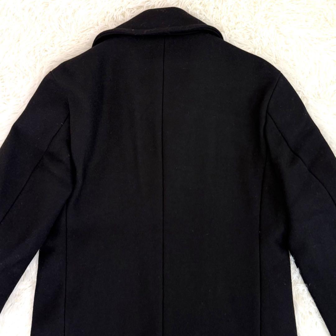 ムッシュニコル Pコート サイズ50 上質 ウール90% ネイビー