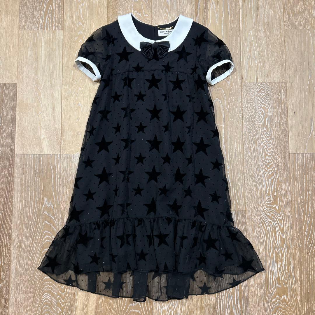 BLACKPINK LISA着用 サンローラン ブラックワンピース