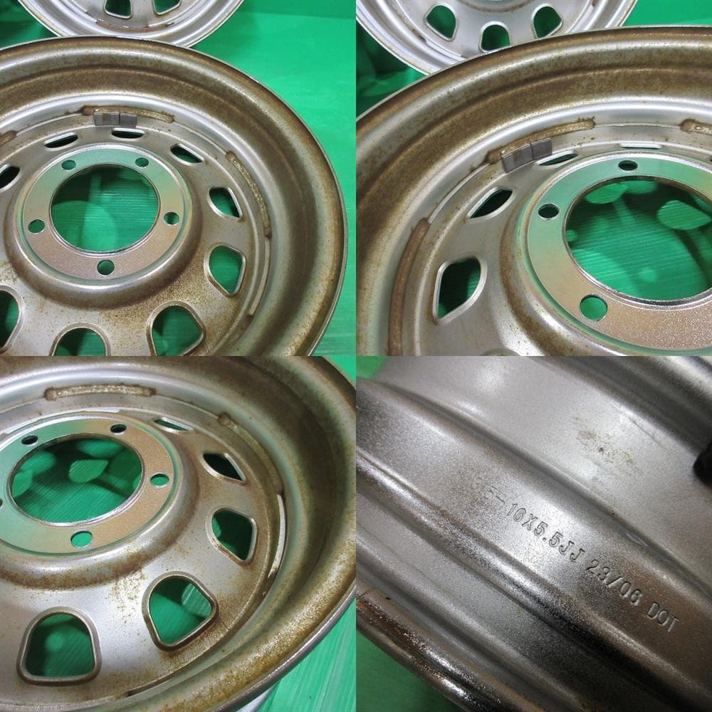 ジムニー スチール 鉄ホイール 16×5.5JJ 5穴PCD139.7 クローム