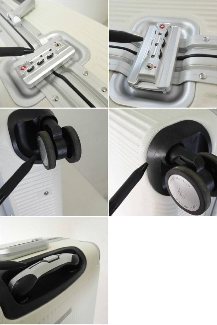 スイスミリタリー スーツケース 白 プレミアム Cタイプ 64L 24インチ