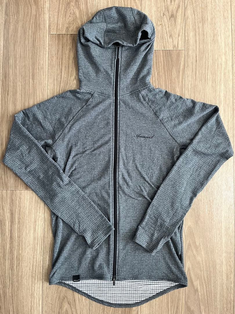 Answer4 パワーグリッド フルジップ フーディ グレーSサイズ