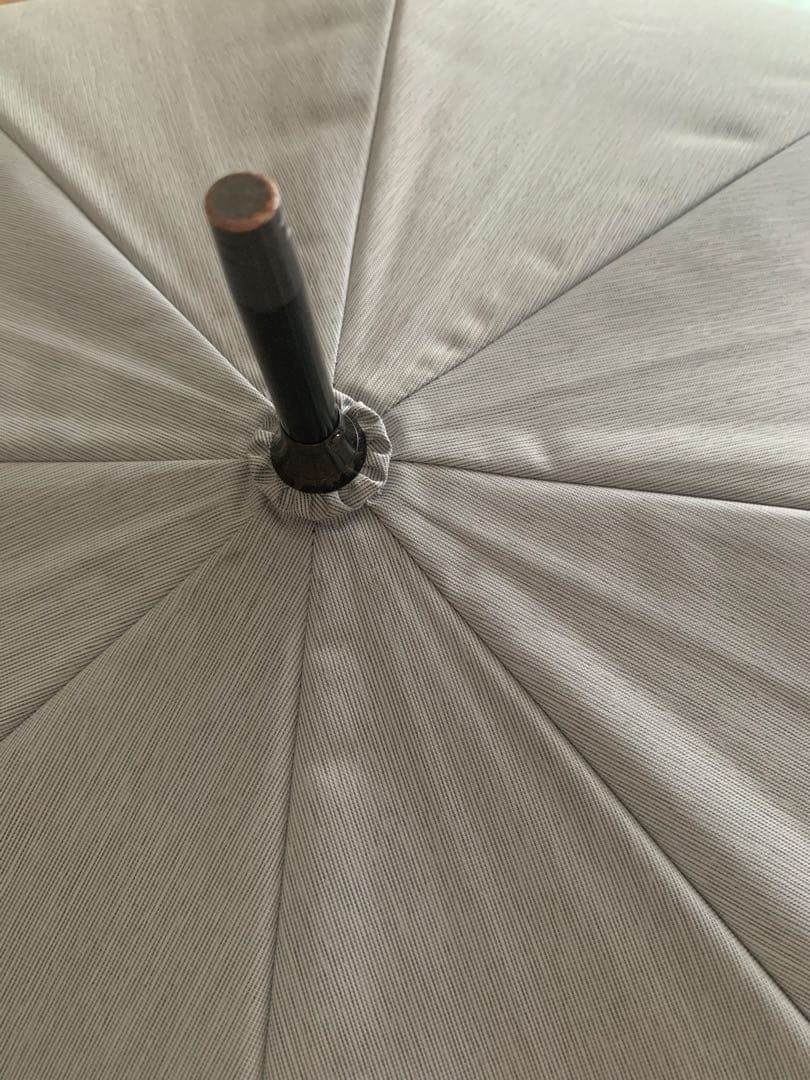 サンバリア100 長傘　Mサイズ　コンビmoku グレー