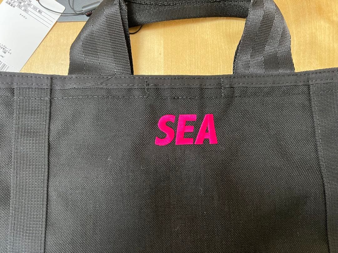 BRIEFING WIND AND SEA トートバッグ ブラック