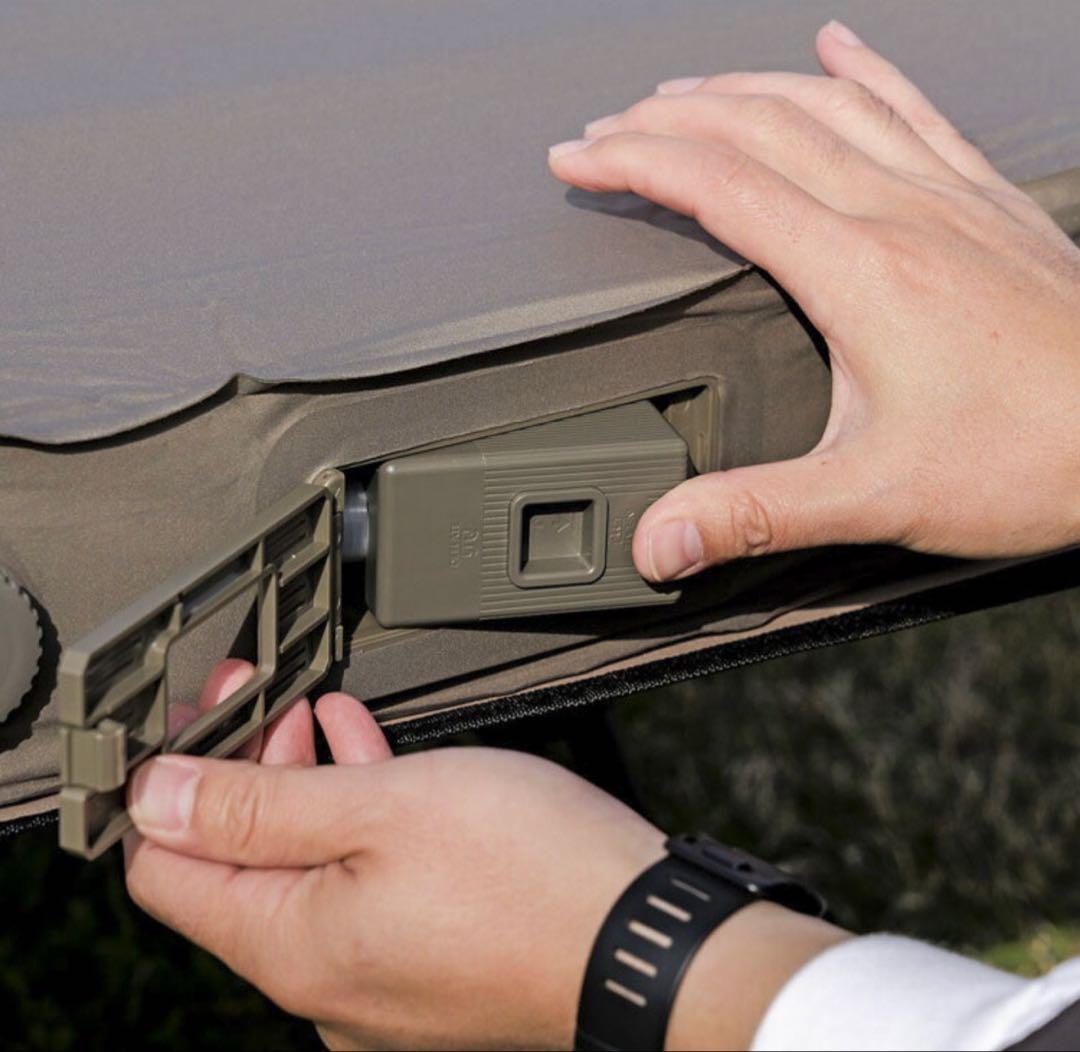 ラーテルワークス 10cm R値7.7インフレーターマットポンプ自動膨張シングル