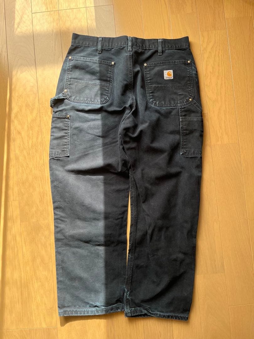 カーハート ダブルニー ブラック ワークパンツ carhartt old USA