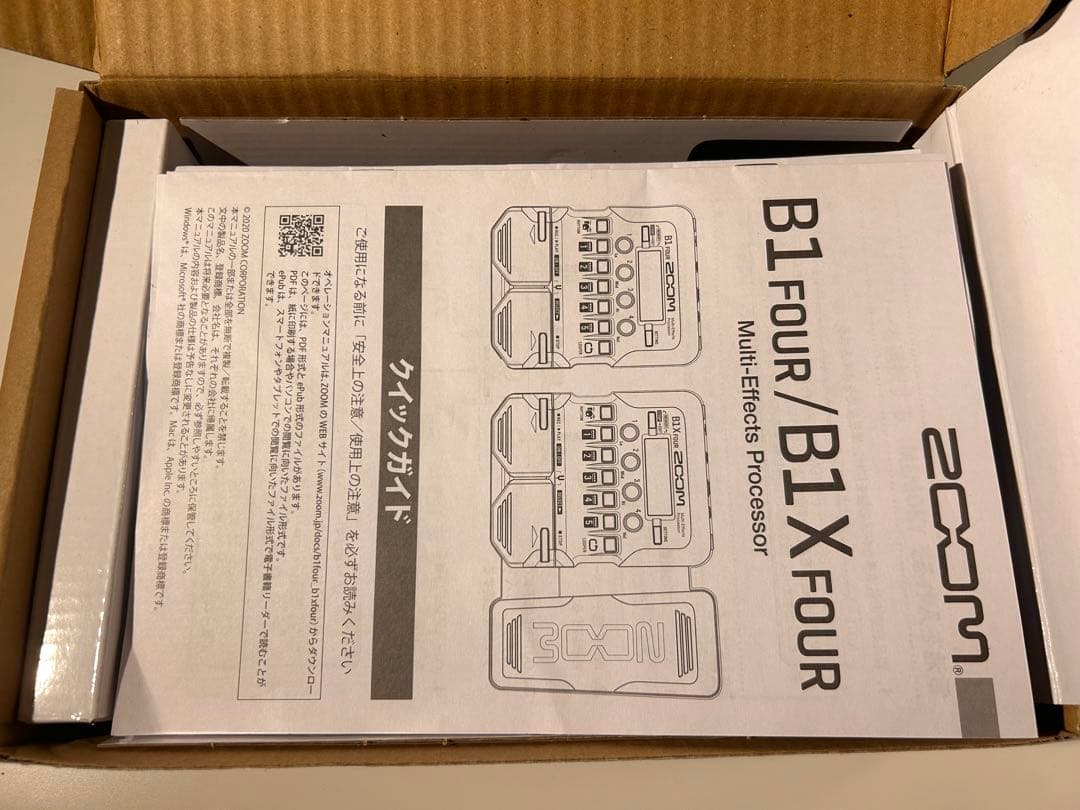 【新品同様】ZOOM B1X FOUR ベースマルチエフェクター