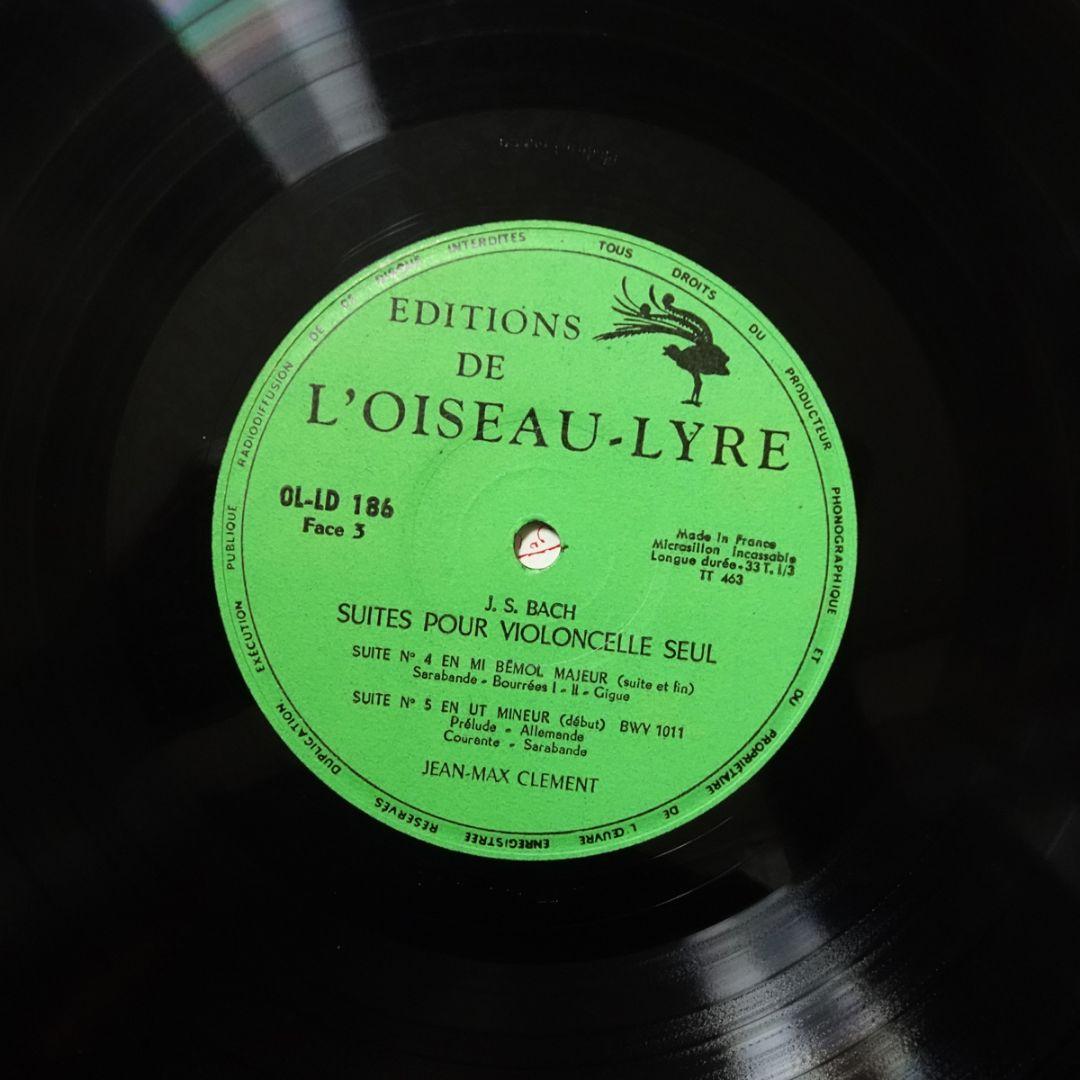 仏L'Oiseau-Lyre　無伴奏チェロ組曲全曲　ジャン＝マックス・クレマン