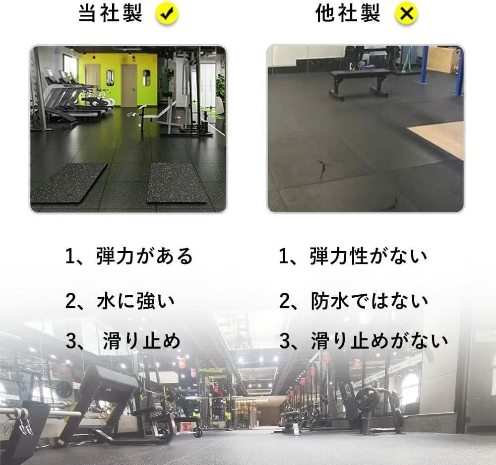 【 35枚セット】ホームジム用ゴムマットゴムマット ジムマット50cm*50cm