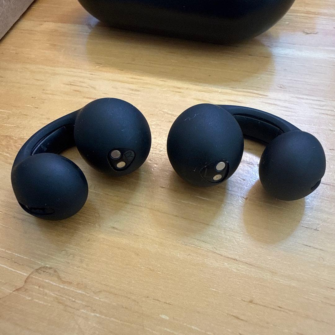 美品ambie AM-TW02 Black　アンビー　ワイヤレスイヤホン