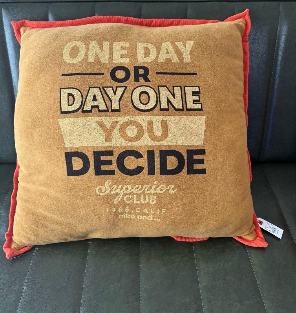 ニコアンド オリジナルリメイク風クッション ビッグサイズ 新品未使用 セット売り