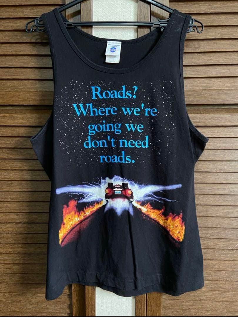 バックトゥザ・フューチャー　タンクトップ 90's コピーライトあり