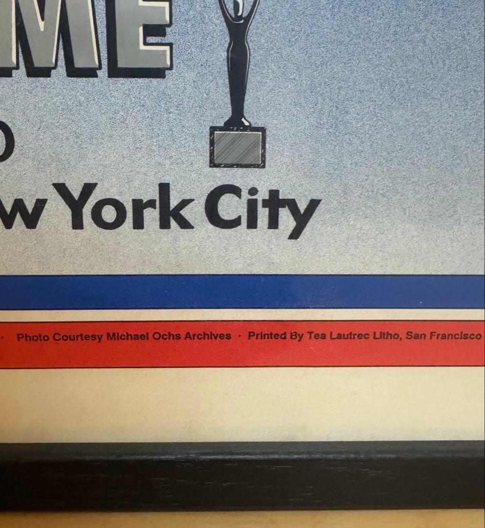 THE WHO Rock & Roll Hall of Fame 1990 額装