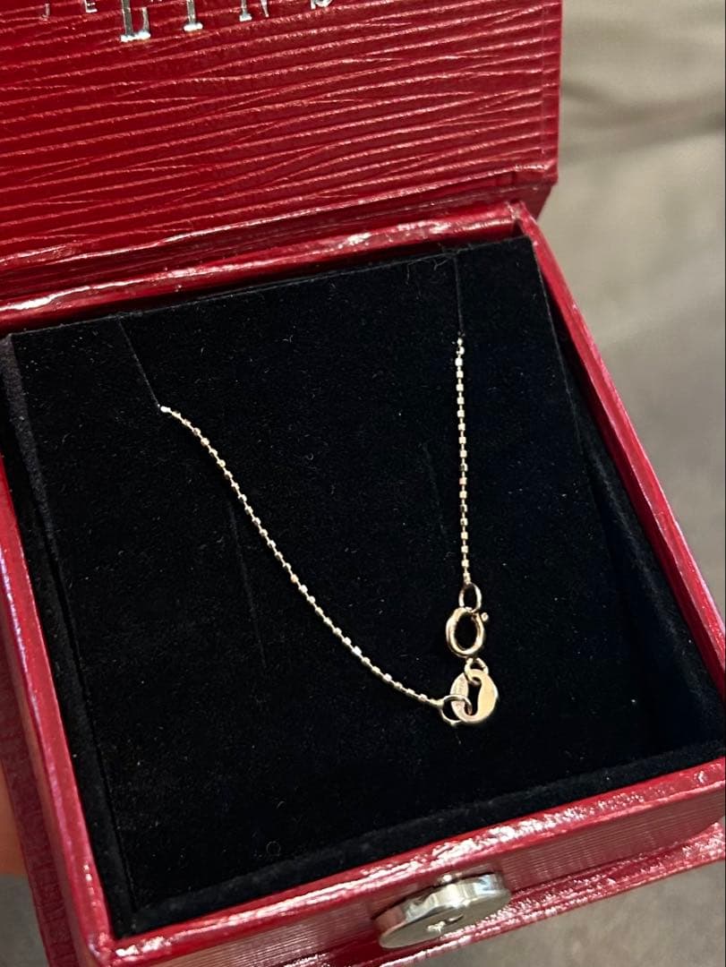 LIN'S ピンクゴールド 14金 ダイヤモンド ネックレス