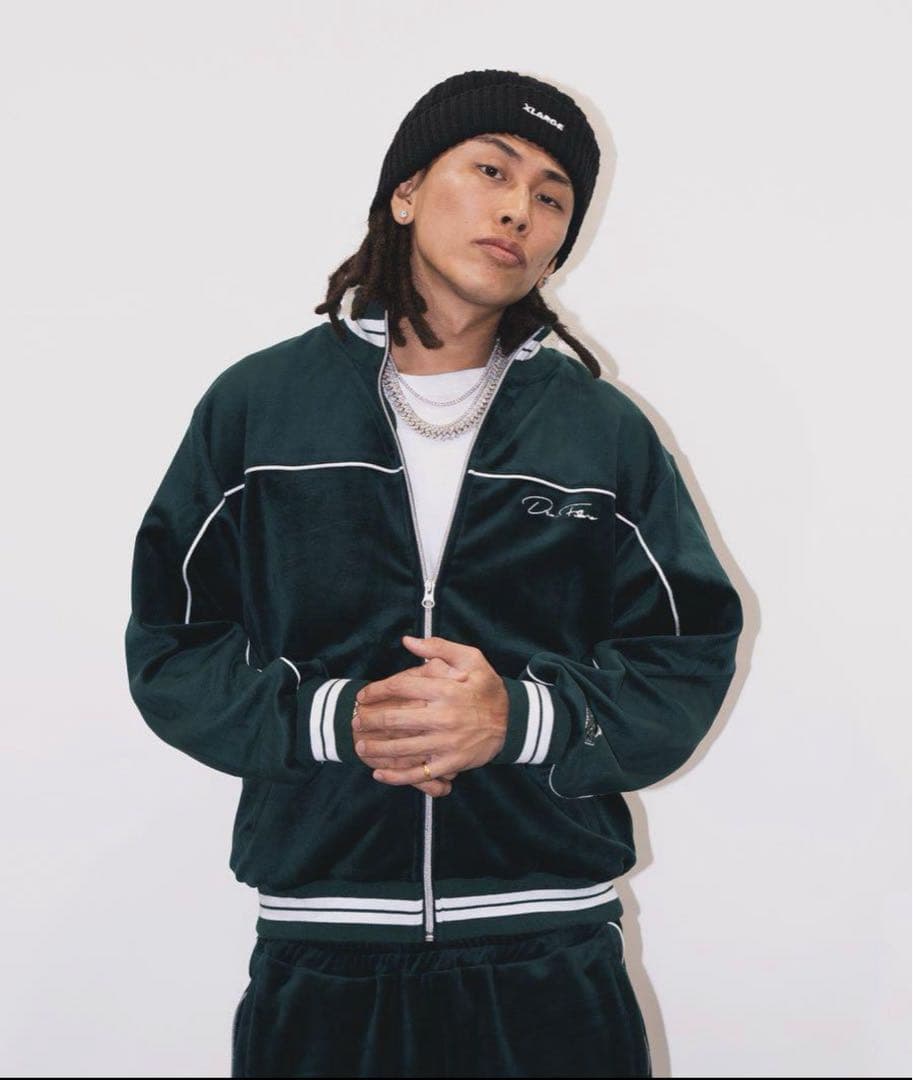 【即完売品】XLARGE DexFilmZ コラボ ベロアセットアップ