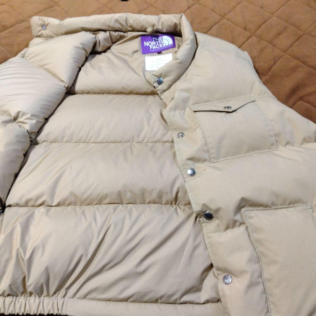 J*u様 ノースフェイスパープルレーベル シエラダウンベスト M ベージュ