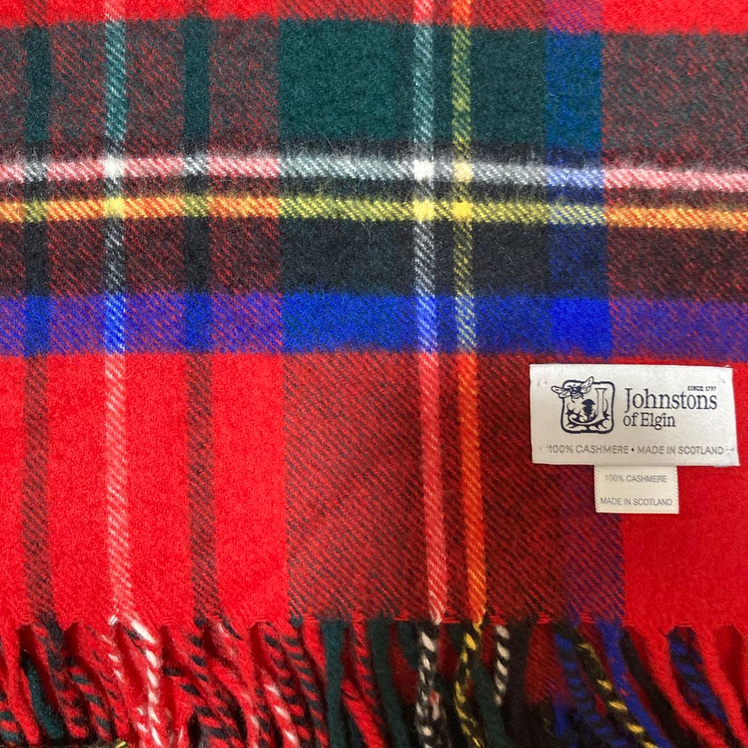 Johnstons of Elgin 100%カシミヤ ストール