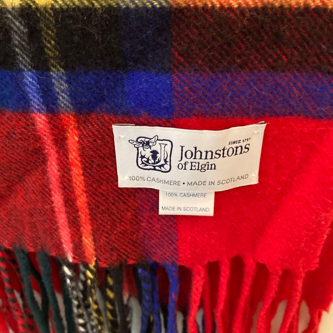 Johnstons of Elgin 100%カシミヤ ストール