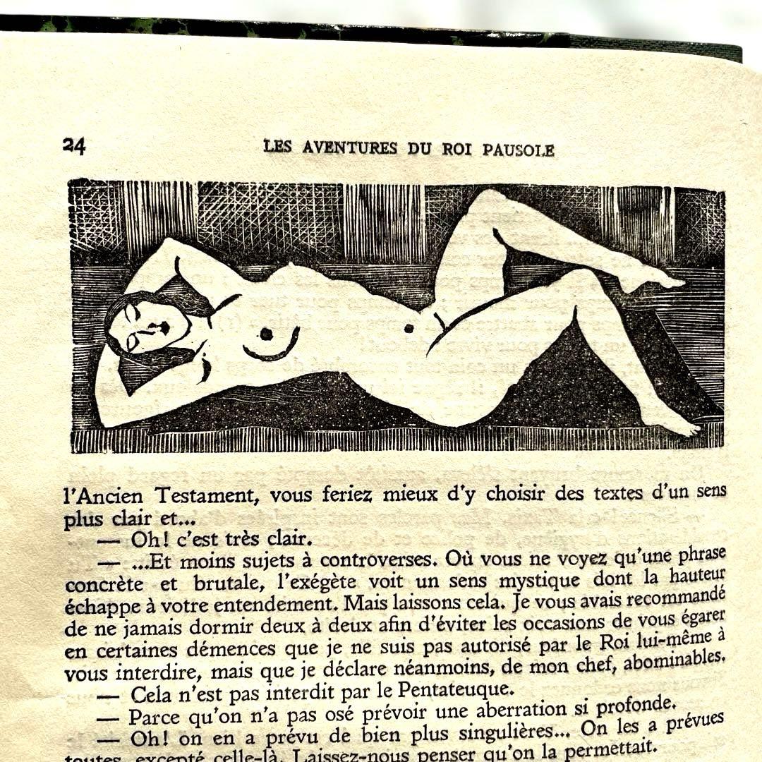 【一点限り】藤田嗣治 ポーゾル王の冒険 木版画 挿絵27点収録 ピエール ルイス