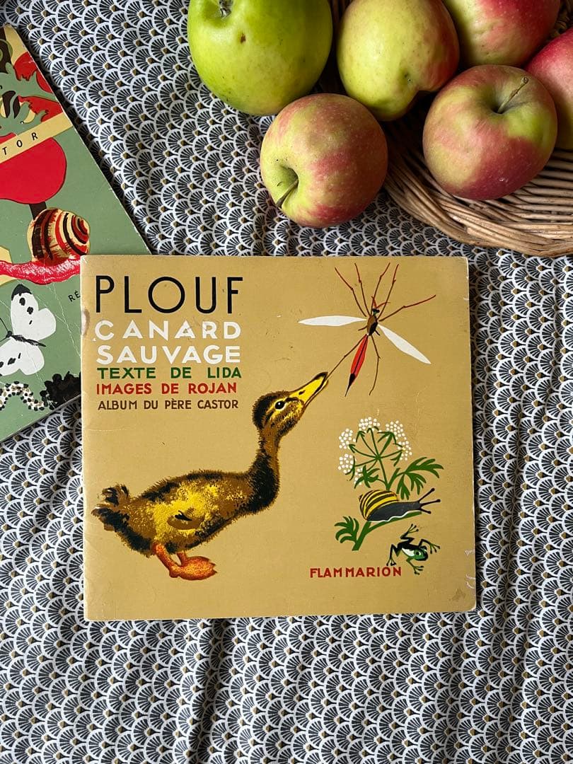 ◆希少フランス名作1900年代カストール絵本、動物自然昆虫鳥かわいいイラスト