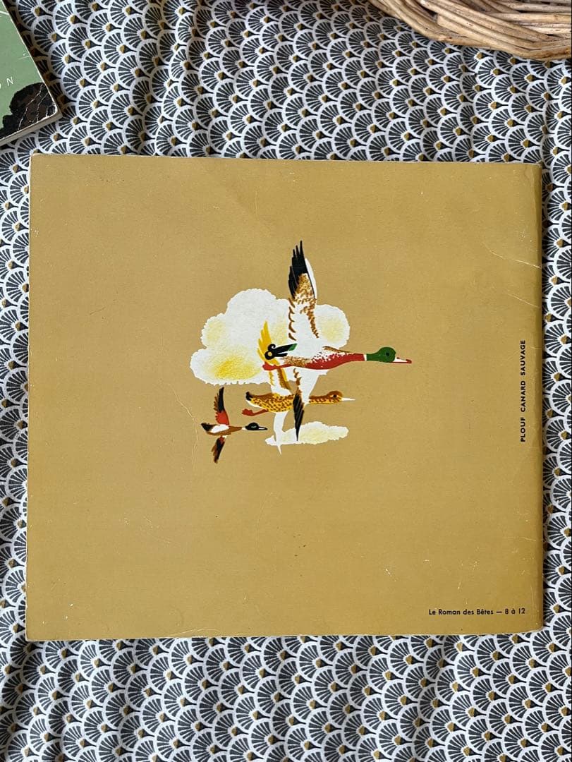 ◆希少フランス名作1900年代カストール絵本、動物自然昆虫鳥かわいいイラスト