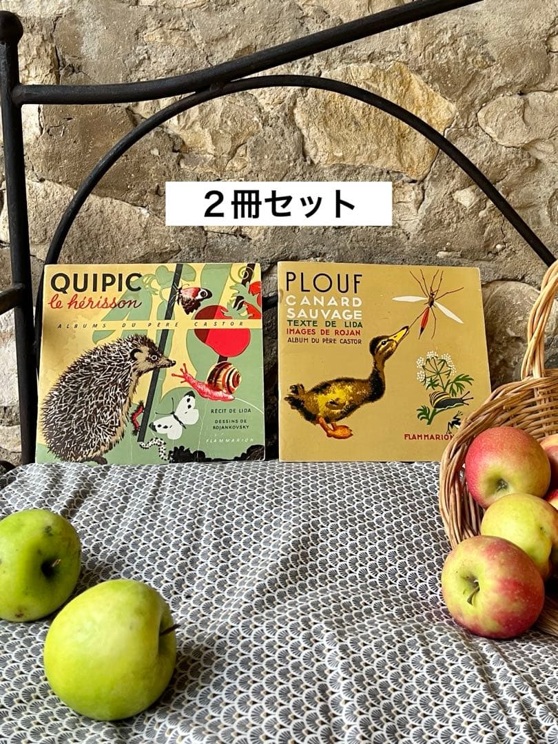 ◆希少フランス名作1900年代カストール絵本、動物自然昆虫鳥かわいいイラスト