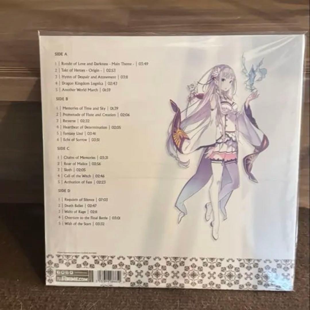 Re:ゼロ サントラ LP 2枚組 輸入盤 未開封