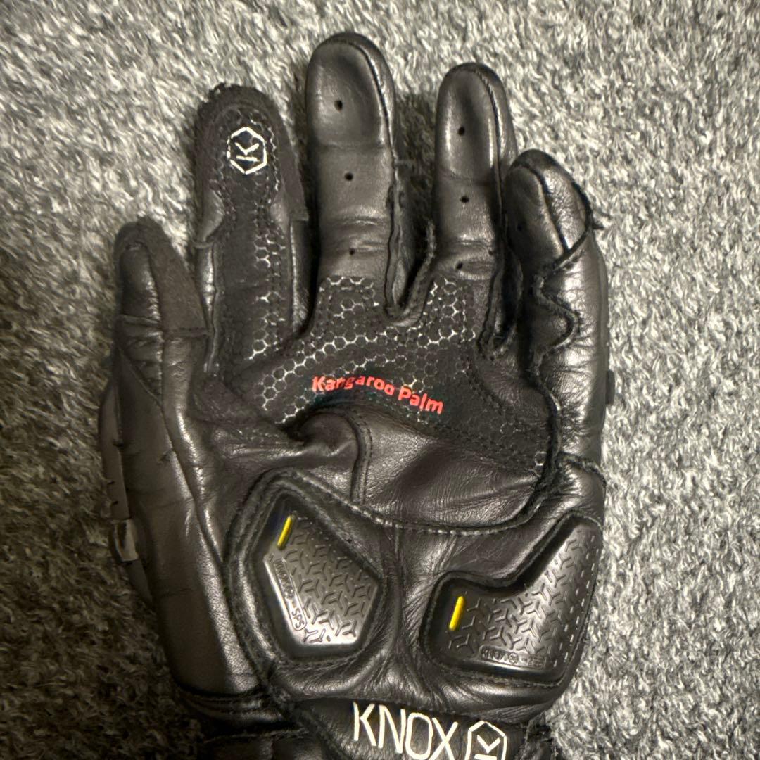 KNOWX Handroid Mサイズ バイクグローブ カンガルー革