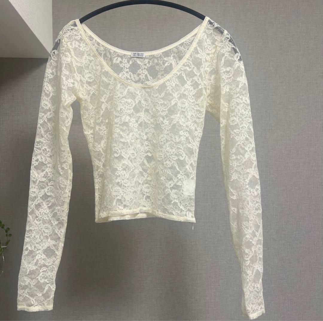 edit for lulu / ストレッチレーストップ