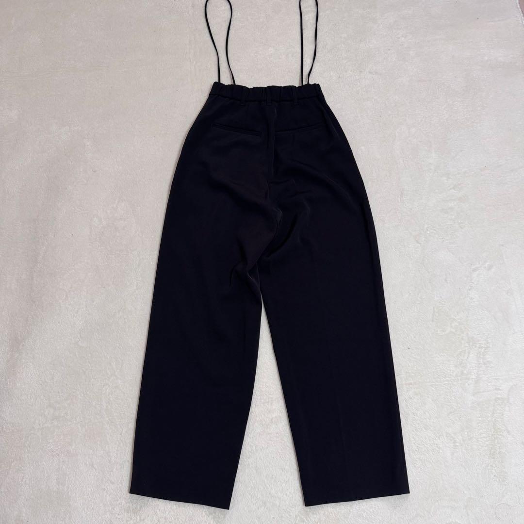 24SS イエナ サスペンダーツイルパンツ オールインワン XS ブラック 34